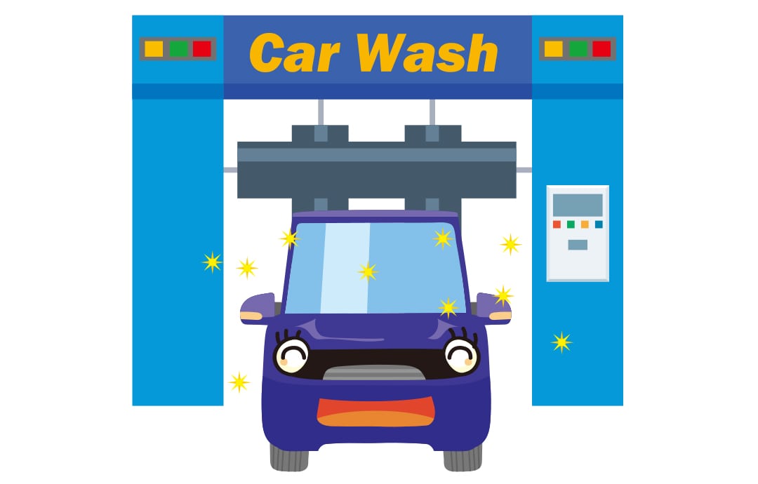 洗車機のイラスト